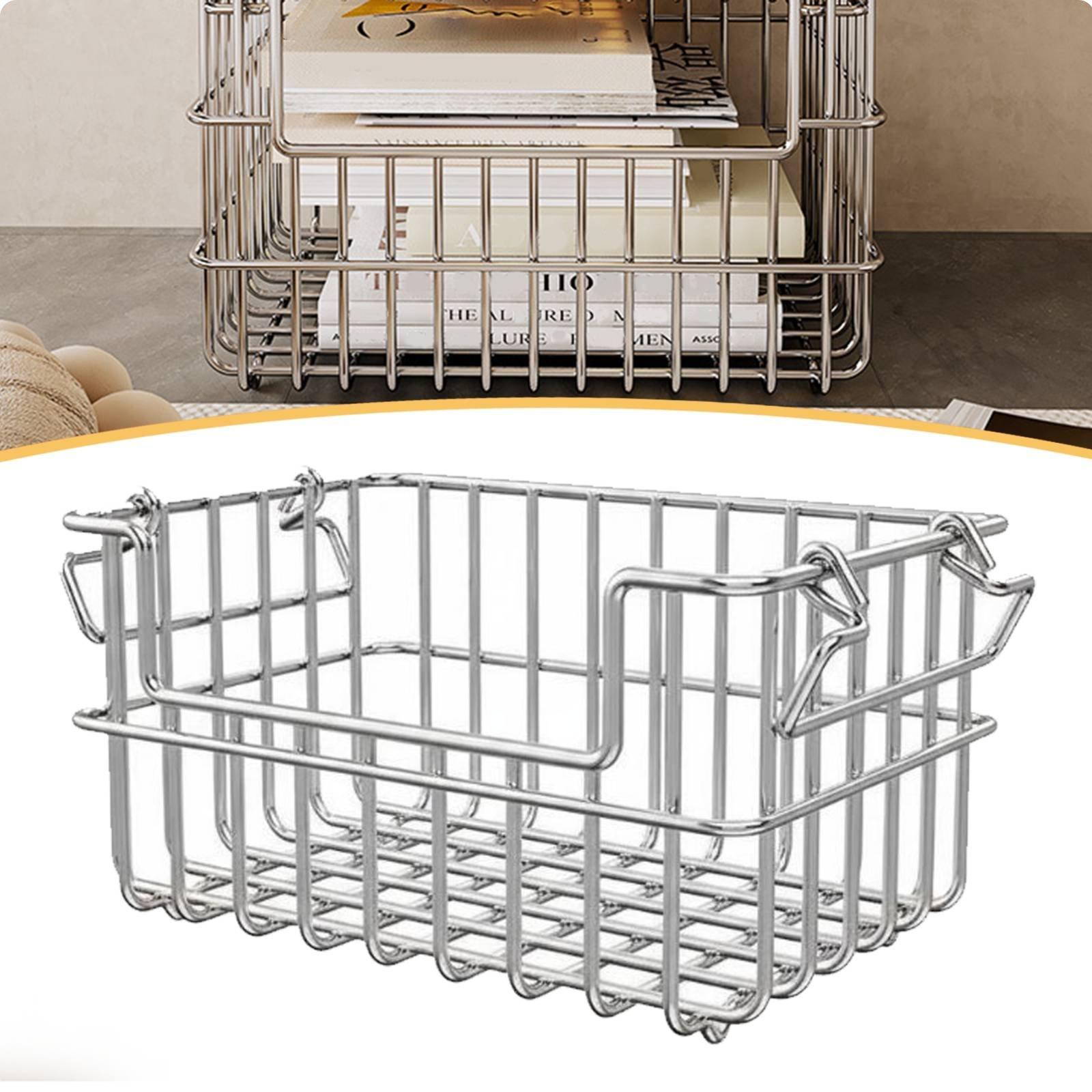 Kitchen Gadgets Organizer - Cestello portaoggetti in acciaio inossidabile ad